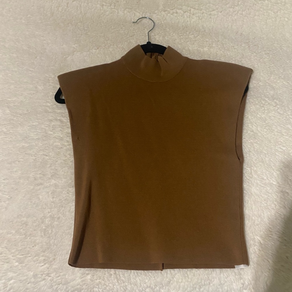 Zara shoulder padded tank
